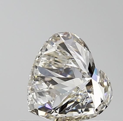 0.65 ct Heart K · Faint Brown natural diamond