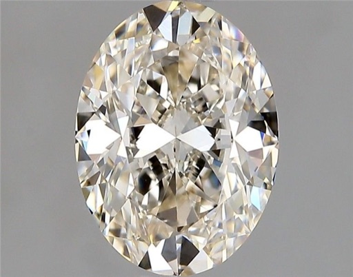 1.50 ct oval champagne diamond, GIA K · Faint Brown