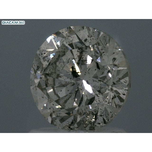 1.35 ct Round M · Faint Brown natural diamond
