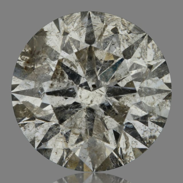 1.30 ct Round K · Faint Brown natural diamond