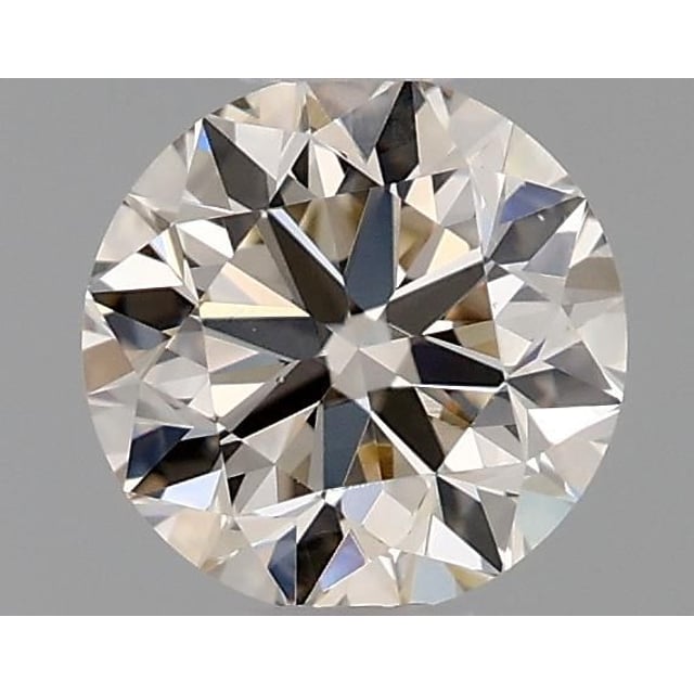 0.52 ct Round N · Very Light Brown natural diamond