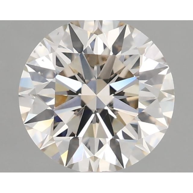 2.11 ct Round N · Very Light Brown natural diamond