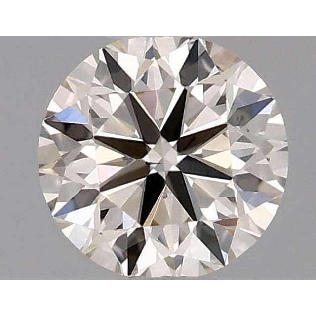 0.40 ct Round N · Very Light Brown natural diamond