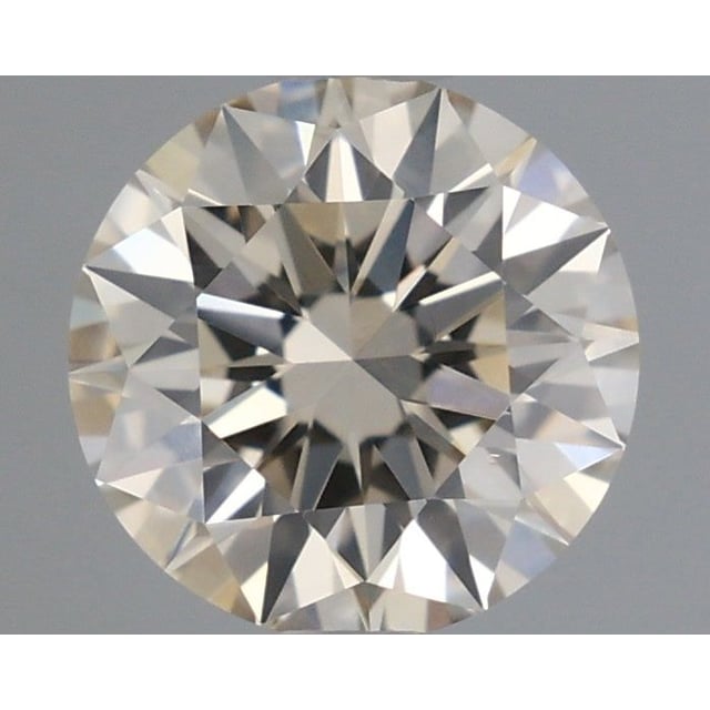 0.73 ct Round N · Very Light Brown natural diamond