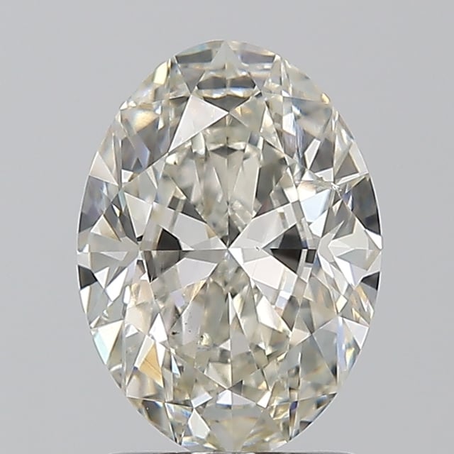 1.50 ct Oval K · Faint Brown natural diamond