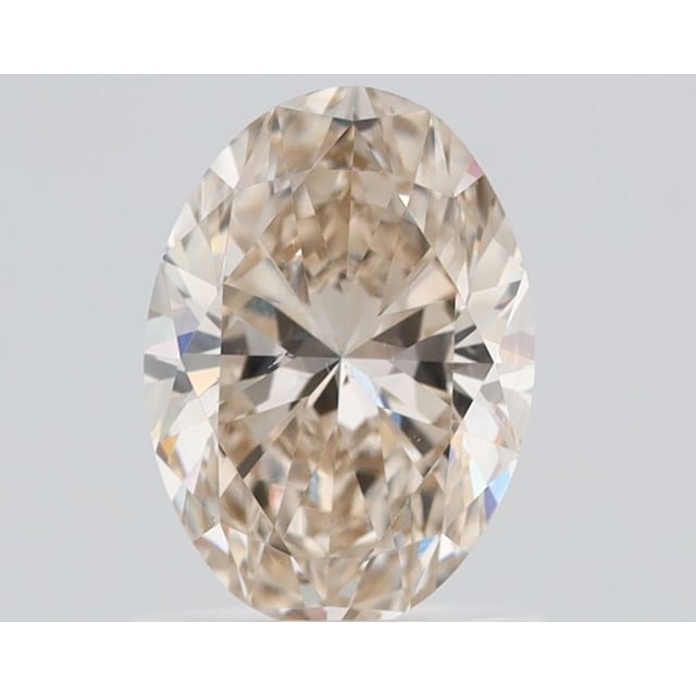 1.01 ct Oval N · Very Light Brown natural diamond