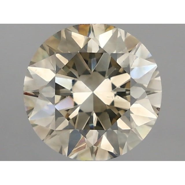 2.01 ct Round Fancy Yellowish Brown natural diamond