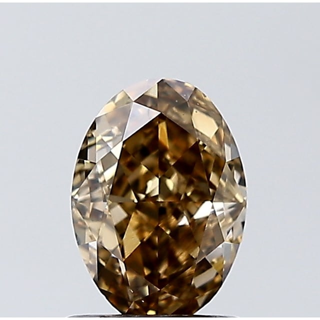 1.20 ct Oval Fancy Yellow Brown natural diamond