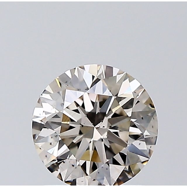 1.07 ct Round N · Very Light Brown natural diamond