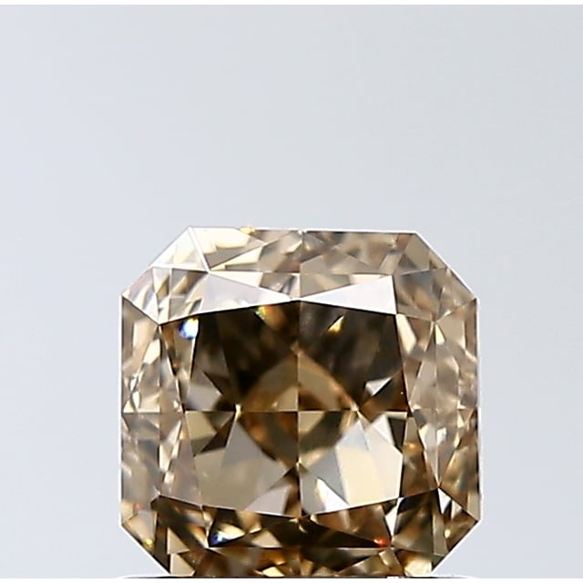 1.01 ct Radiant Fancy Yellowish Brown natural diamond