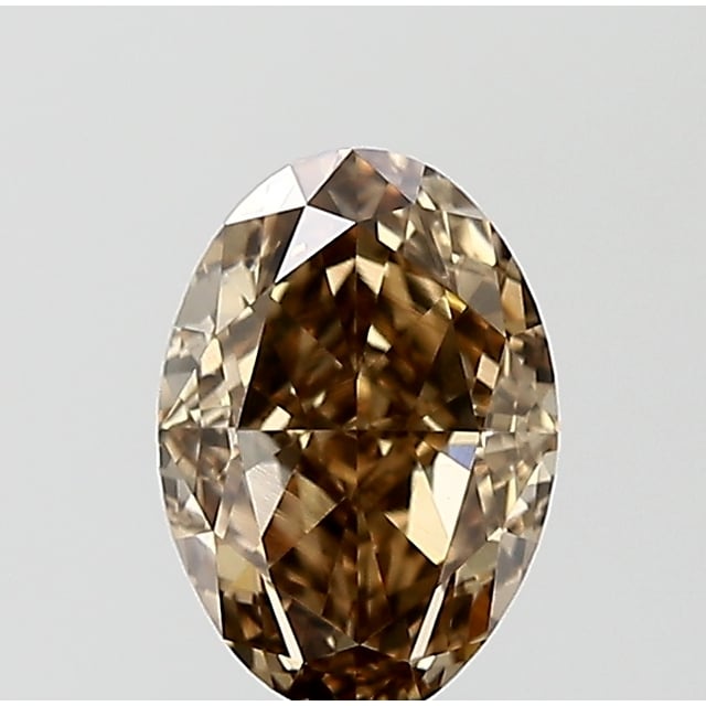 1.30 ct Oval Fancy Yellow Brown natural diamond