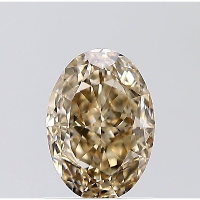 1.20 ct Oval Fancy Light Yellowish Brown natural diamond