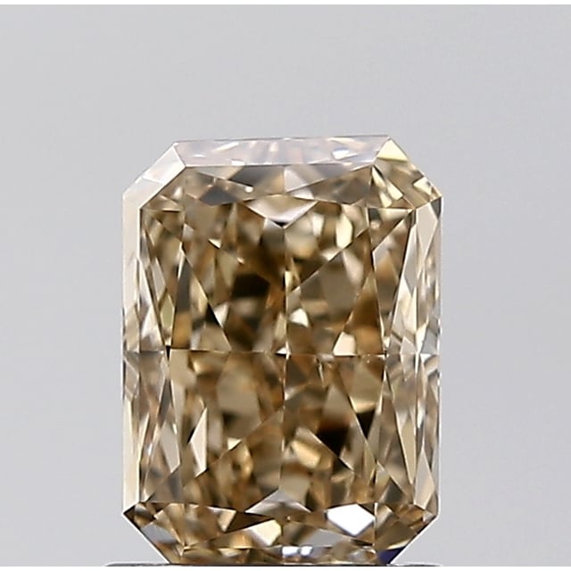 1.50 ct Radiant Fancy Yellowish Brown natural diamond