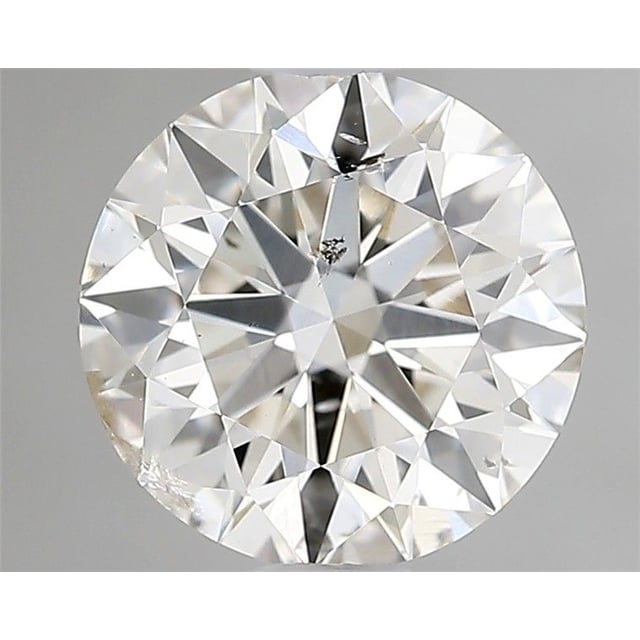 1.25 ct Round K · Faint Brown natural diamond