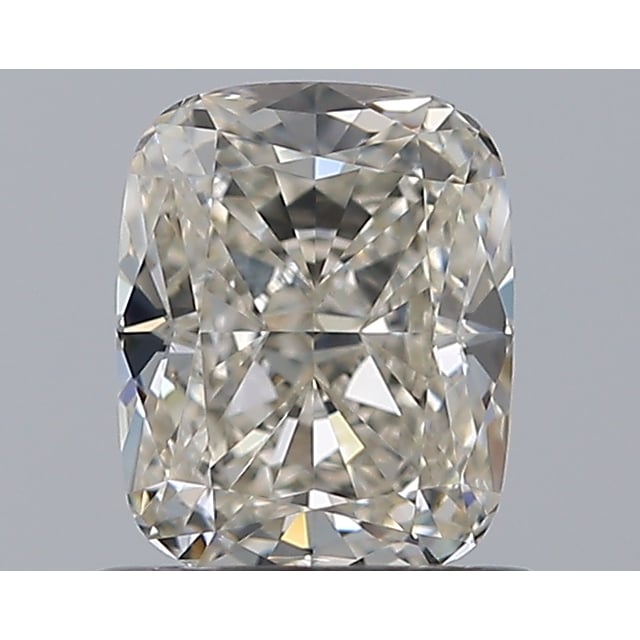 0.97 ct Cushion GolanGradea s72 SAAN AAS K, Faint Brown natural diamond