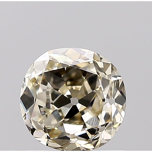 1.01 ct Round Q · Very Light Brown natural diamond