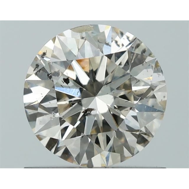 0.78 ct Round L · Faint Brown natural diamond