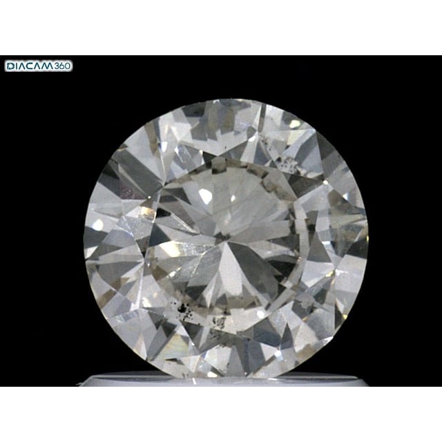 0.97 ct Round L · Faint Brown natural diamond