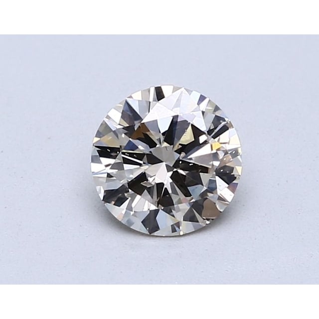 1.00 ct Round N · Very Light Brown natural diamond