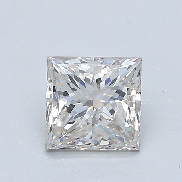 1.10 ct Princess K · Faint Brown natural diamond