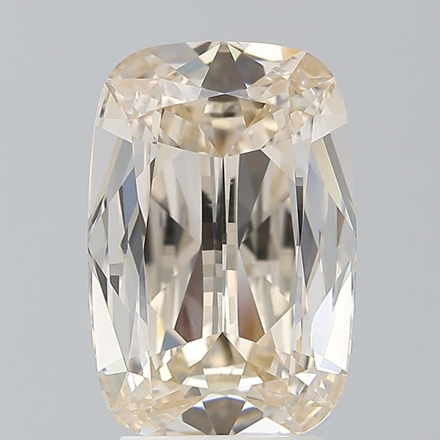 3.01 ct Cushion N · Very Light Brown natural diamond