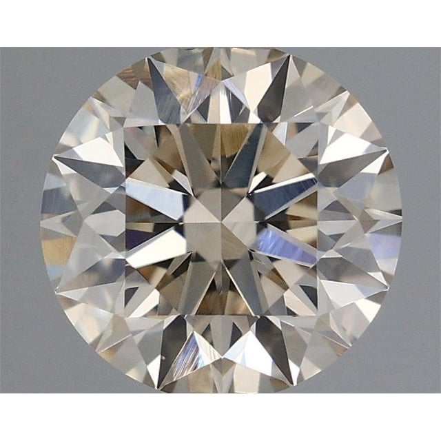 1.02 ct Round N · Very Light Brown natural diamond