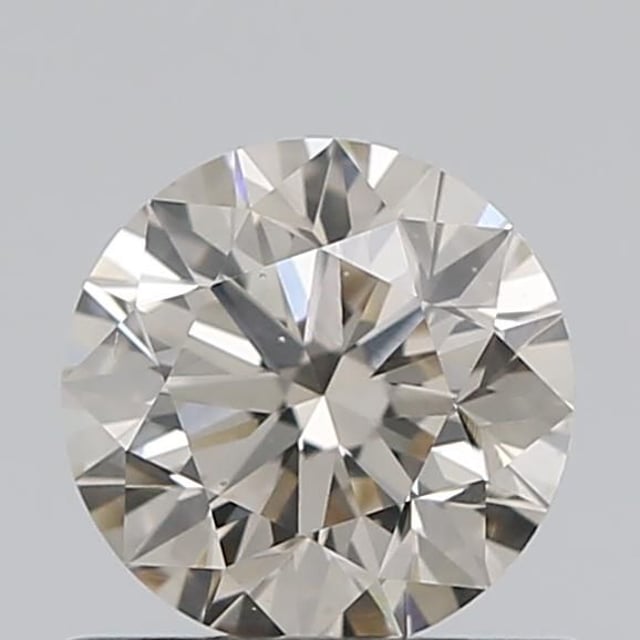 0.71 ct Round N · Very Light Brown natural diamond