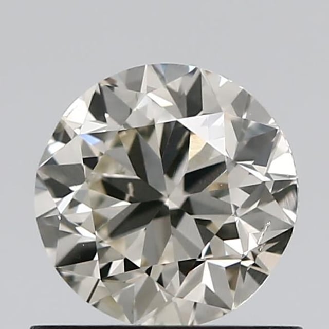 0.80 ct Round N · Very Light Brown natural diamond