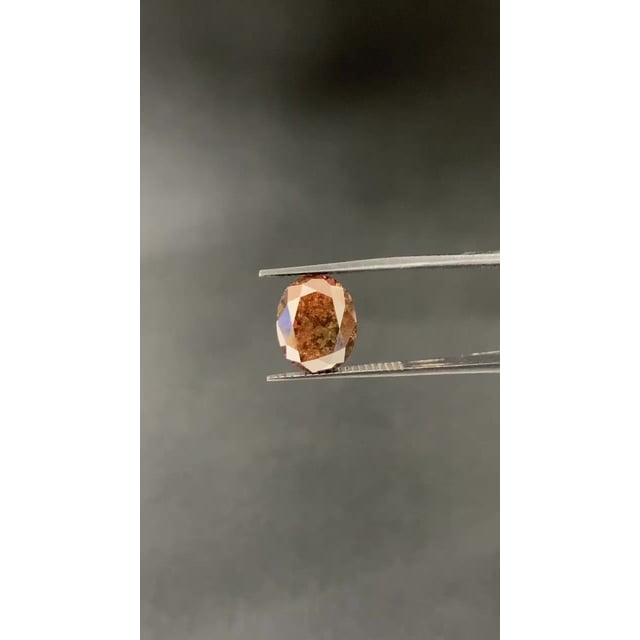 5.24 ct Oval Fancy Brown natural diamond