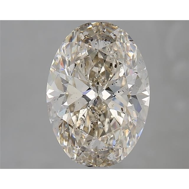 2.52 ct Oval L · Faint Brown natural diamond