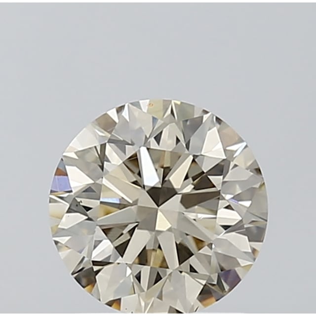 1.29 ct Round S · Light Brown natural diamond