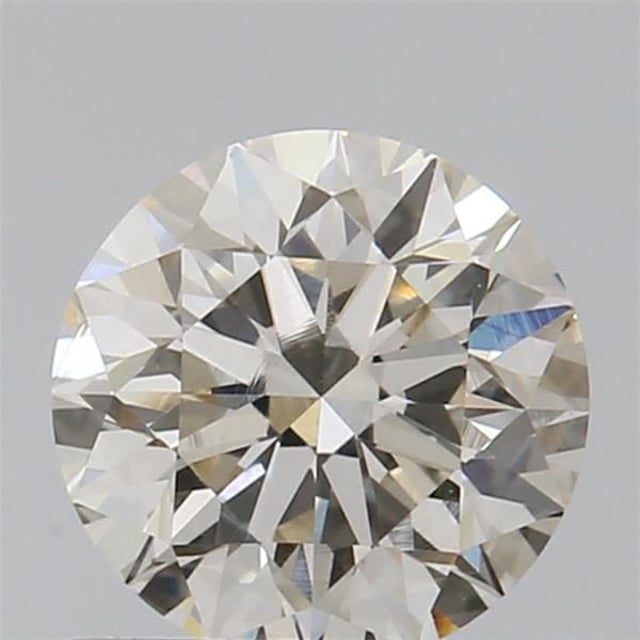 0.91 ct Round L · Faint Brown natural diamond