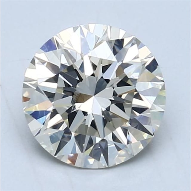 2.06 ct Round L · Faint Brown natural diamond