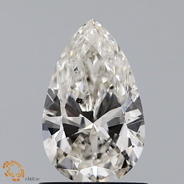 1.00 ct Pear K · Faint Brown natural diamond