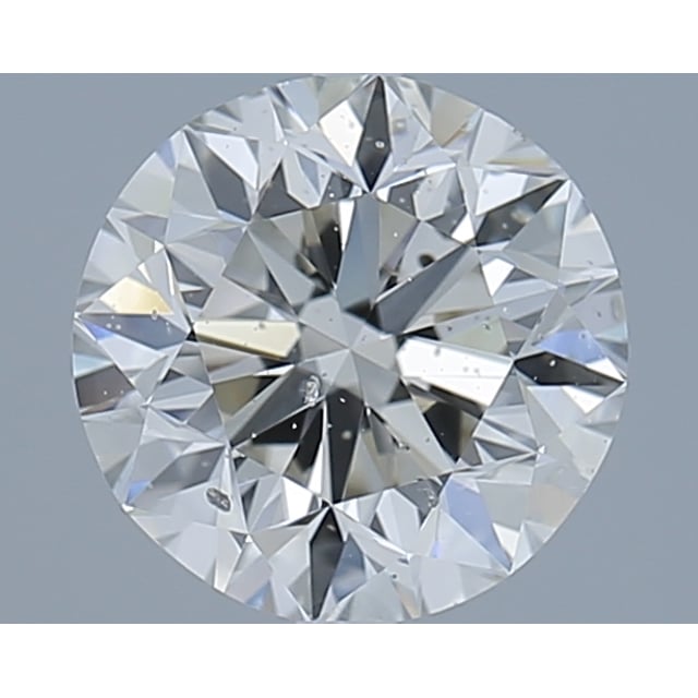 2.00 ct Round L · Faint Brown natural diamond