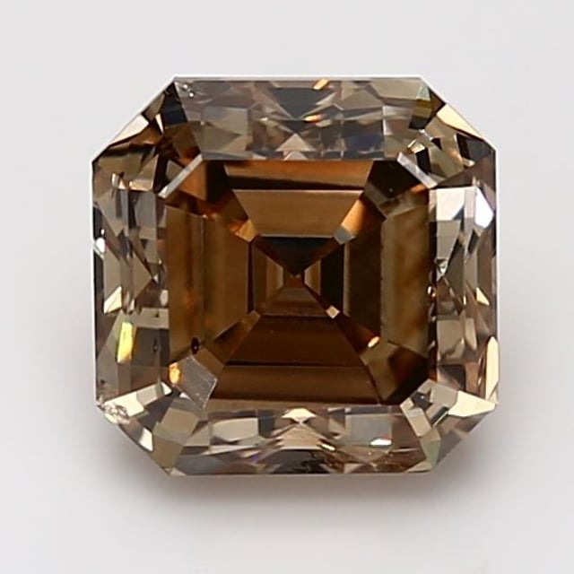 3.01 ct Asscher Fancy Brown natural diamond
