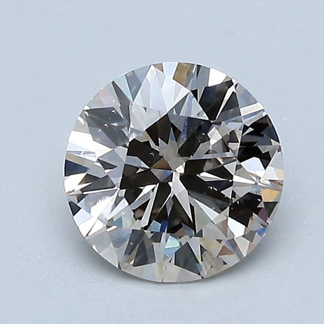1.23 ct Round K · Faint Brown natural diamond