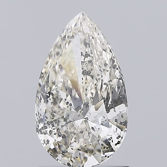 1.00 ct Pear K · Faint Brown natural diamond