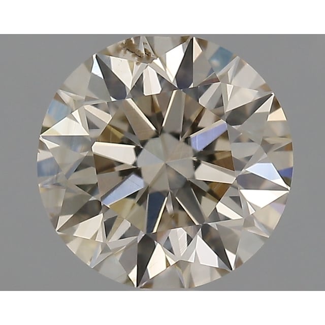 1.14 ct Round N · Very Light Brown natural diamond