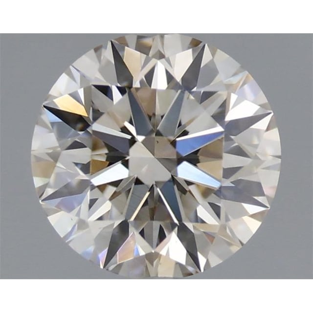 0.63 ct Round N · Very Light Brown natural diamond