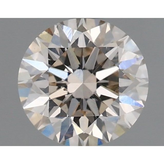 1.01 ct Round N · Very Light Brown natural diamond