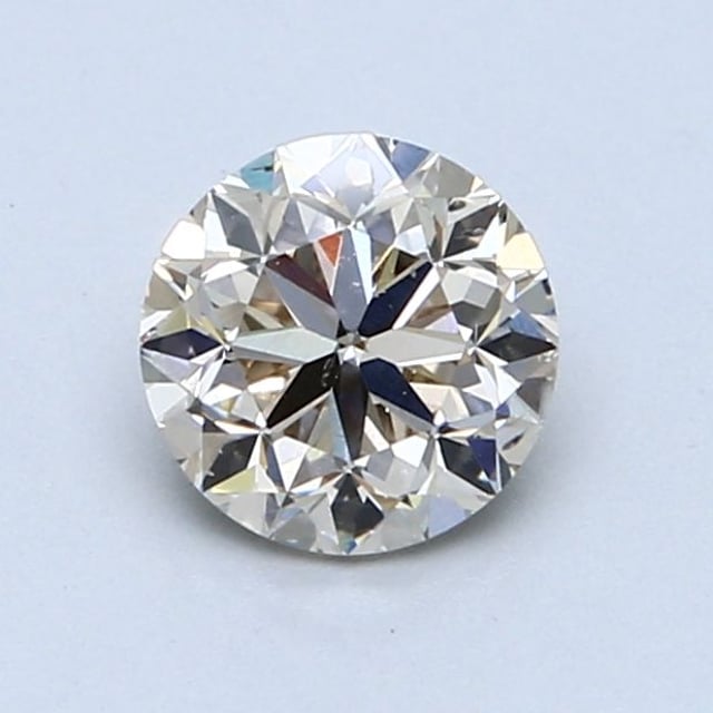 1.01 ct Round N · Very Light Brown natural diamond