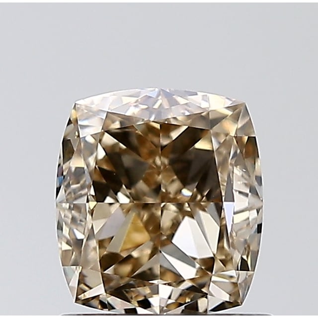 1.22 ct Cushion Fancy Yellowish Brown natural diamond