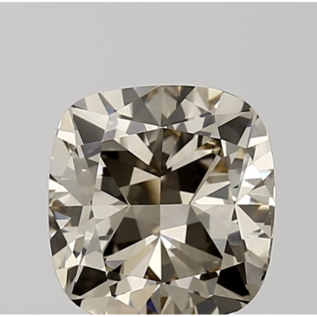 1.60 ct Cushion Fancy Light Brown natural diamond