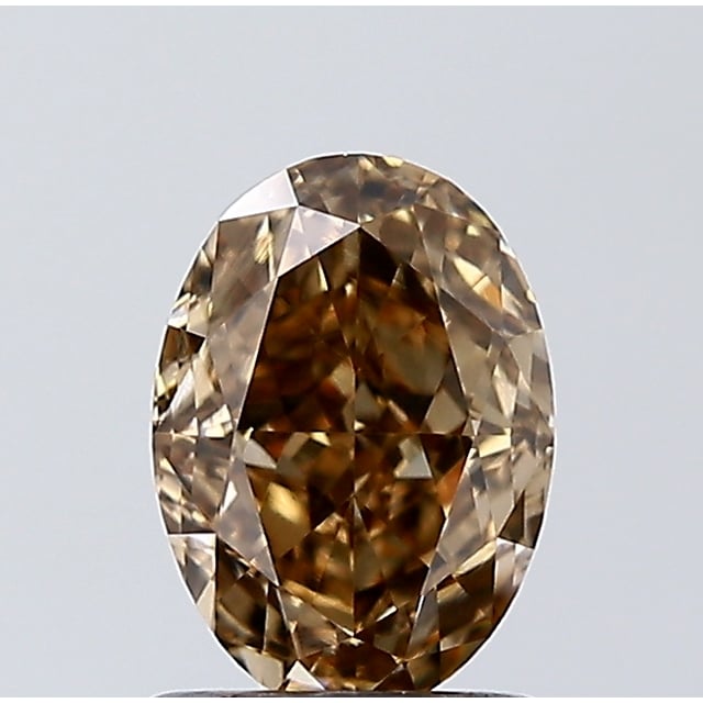 1.31 ct Oval Fancy Yellow Brown natural diamond