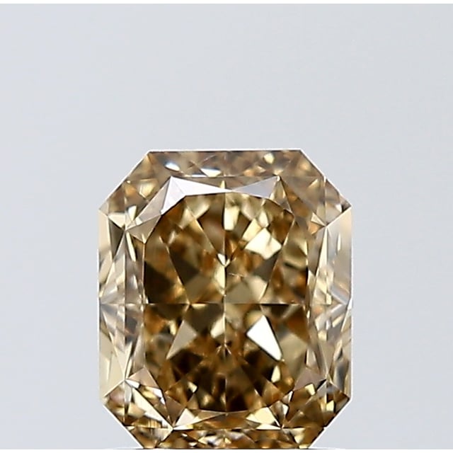 1.31 ct Radiant Fancy Yellowish Brown natural diamond