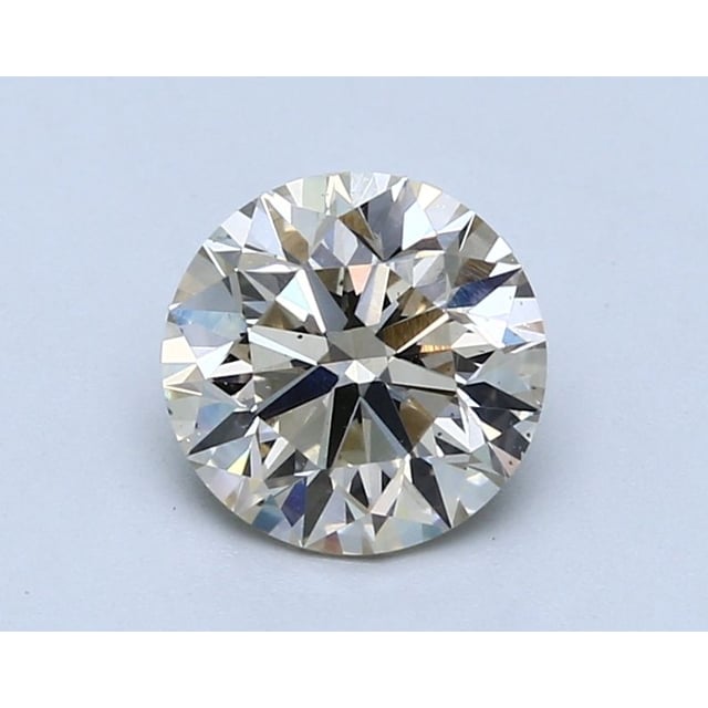 1.67 ct Round M · Faint Brown natural diamond