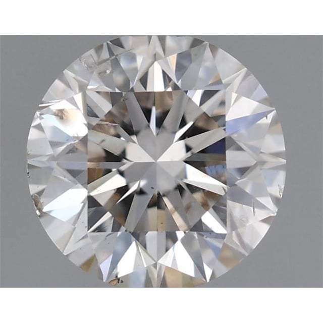 0.90 ct Round L · Faint Brown natural diamond