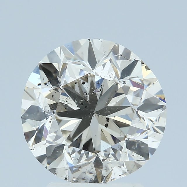 2.74 ct Round N · Very Light Brown natural diamond