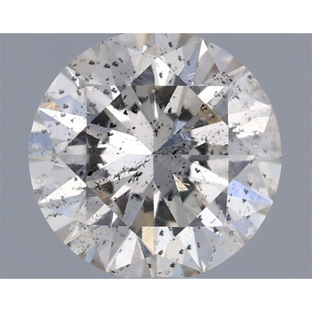 0.90 ct Round L · Faint Brown natural diamond